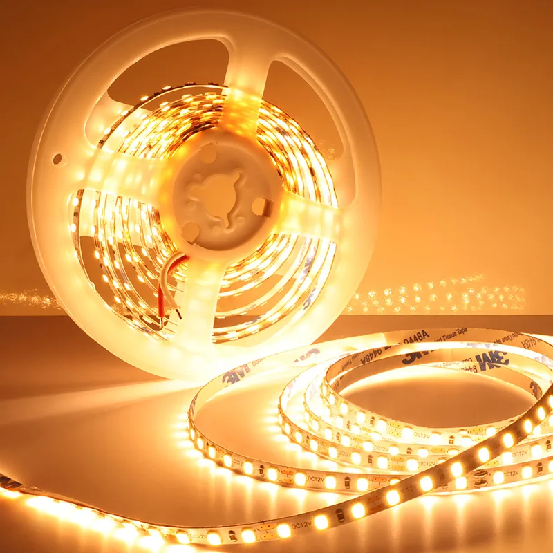 LED Strip Light 2835 24V 8MM 120LED/M 20 Meters Without Voltage Drop, Cold White/Warm White/Natural White Home Decoration Lighti