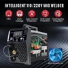 160Amp Dual Voltage MIG Welder Gasless Flux Core Stick TIG Spool Gun 3