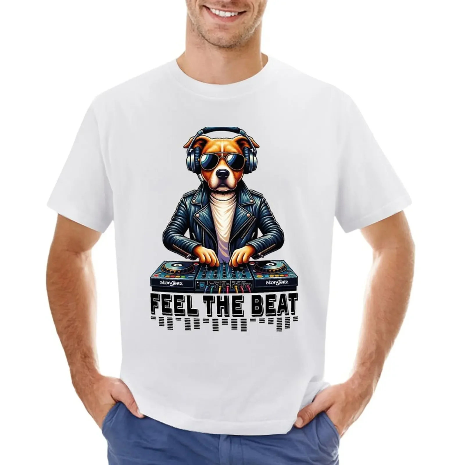 

Feel the beat T-shirt aesthetic clothes hippie clothes heavyweights mens clothes