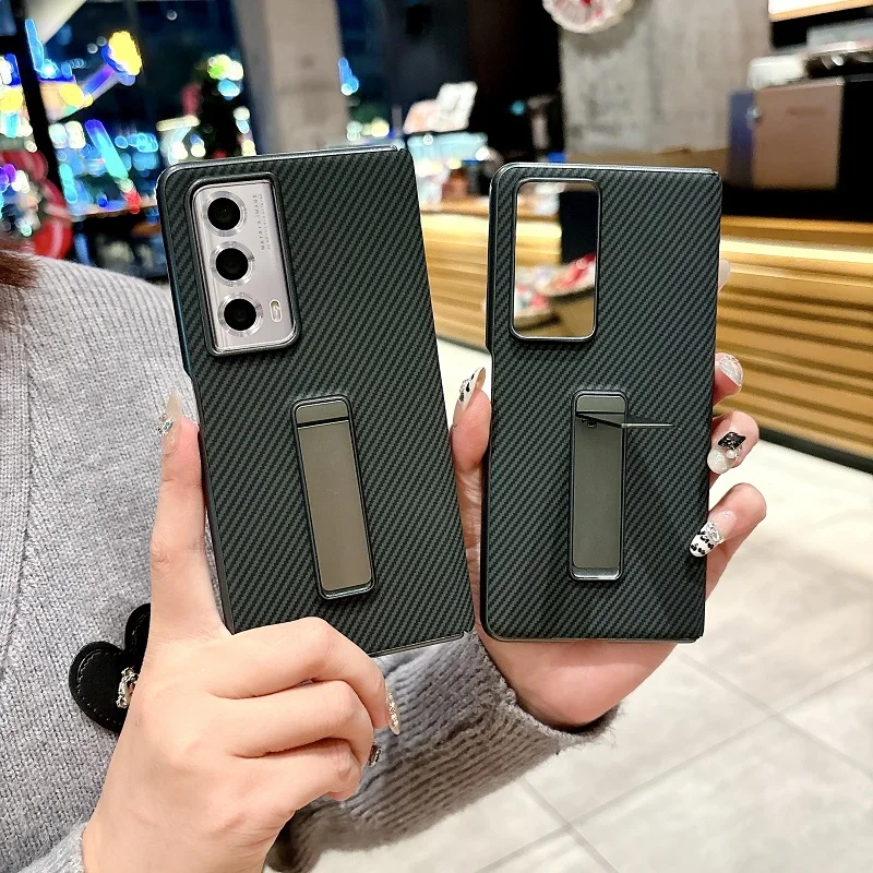 Durable Hard Stand Case with Plastic Fiber Cover