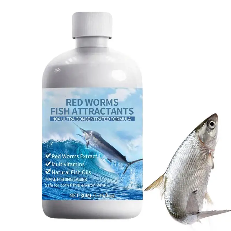 Red Worm Scent Fish Attractives For Baits 30Ml Red Worm Concentrate Altamente Concentrato Fish Lure Enhancer Per Cod Tilapia