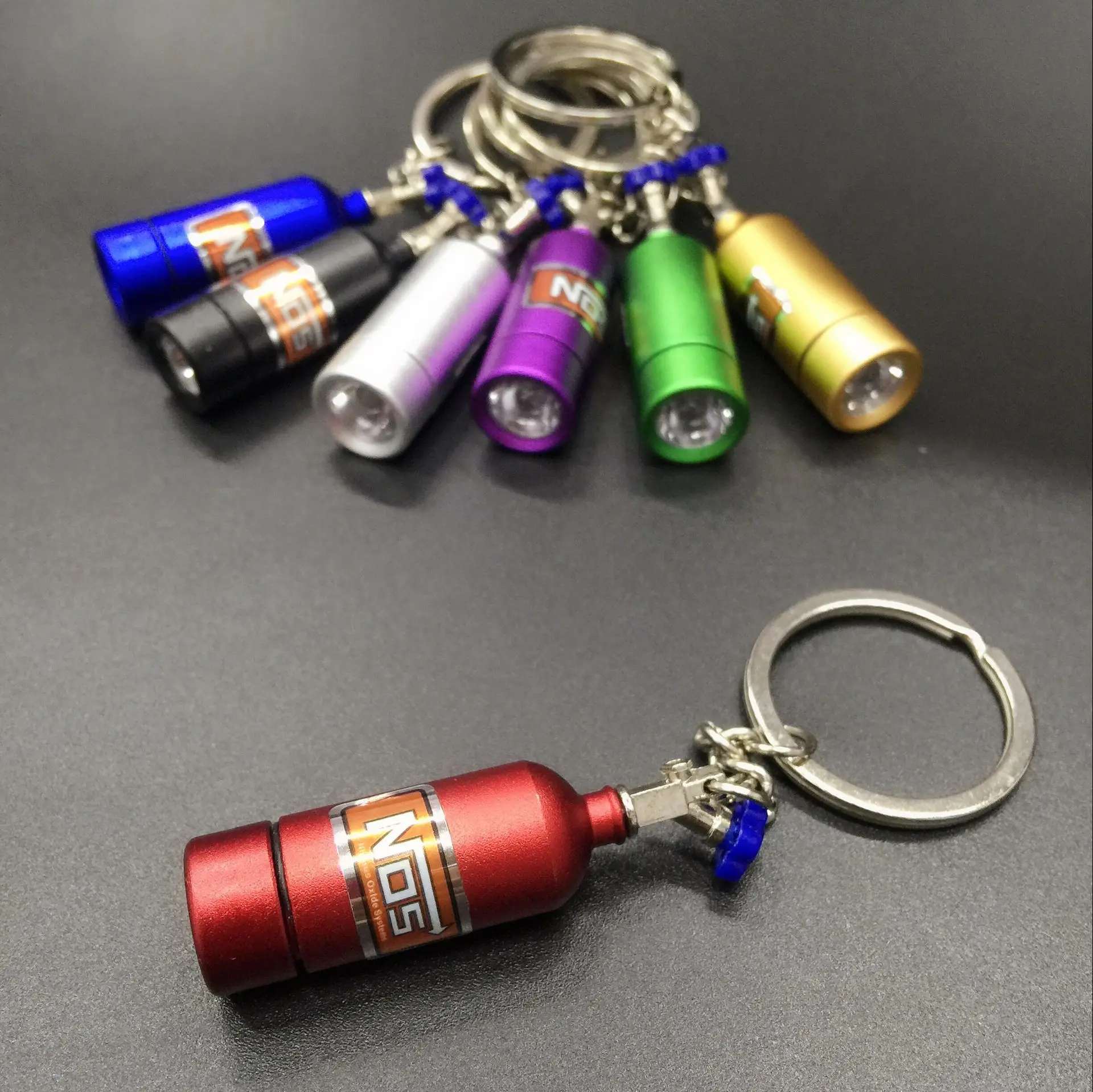 LED Nitro Bottle Keyholder 