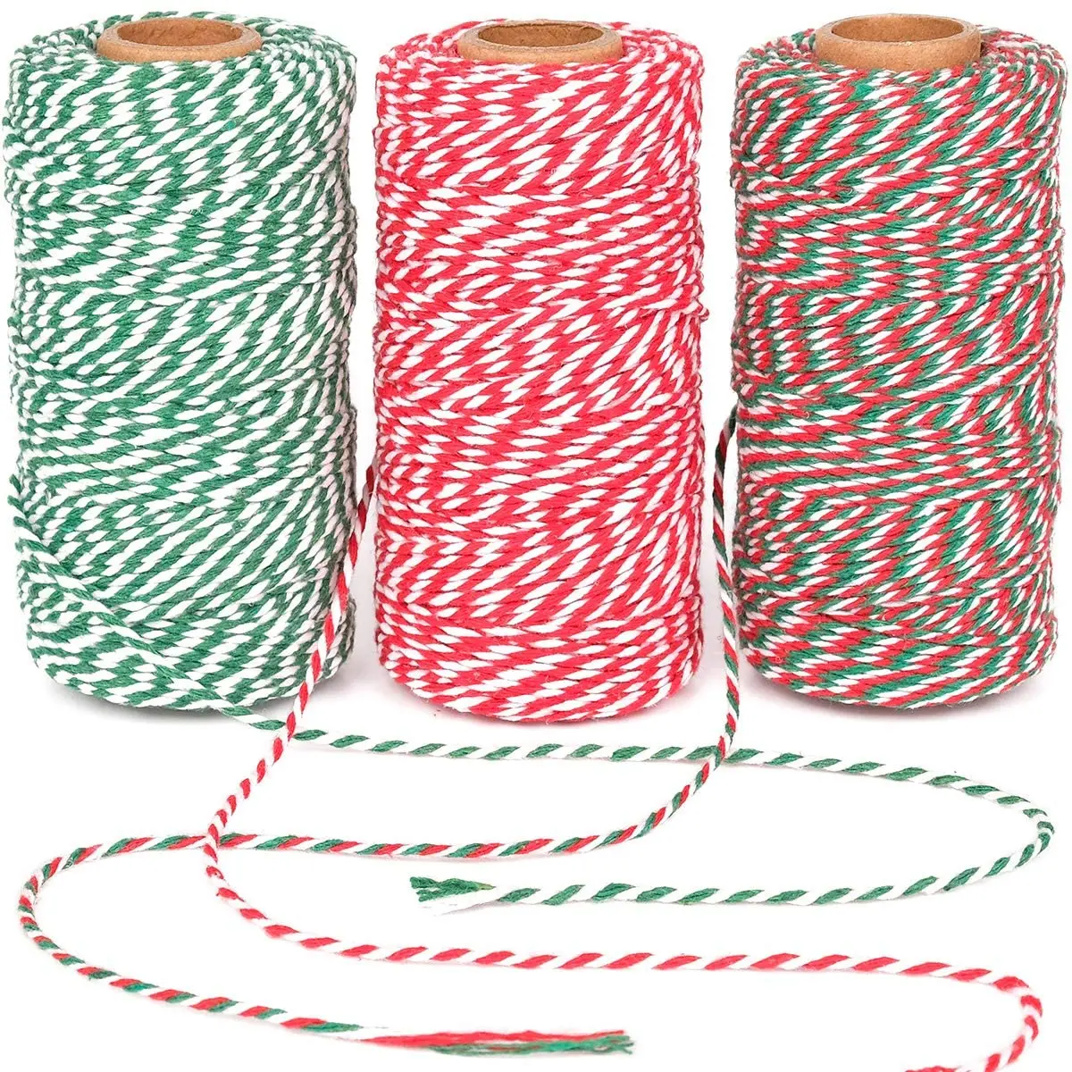 100M 2mm cotton rope macrame cord Colorful Cotton Crafts Twine Home Textile Gift Wrapping Christmas Wedding Decoration