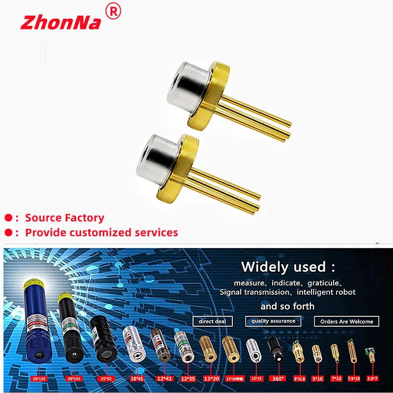 Diodo Laser Ir 980Nm 300 Mw 5.6Mm To18 Nie Pd Na Podczer Wiedeon Lazer Diodo Laserowej Ld Wielo-T Luce Di Riempimento Per Visione Notturna, Puntamento