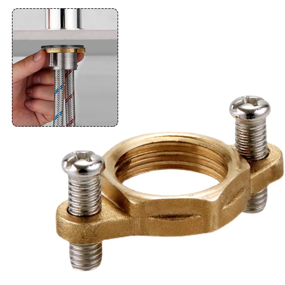 

1 Set Of Anti-loosening Fasteners Faucet Fixing Tool Wash Basin Faucet Fastener Nut Circlip Washer Anti-Loosening Accessories