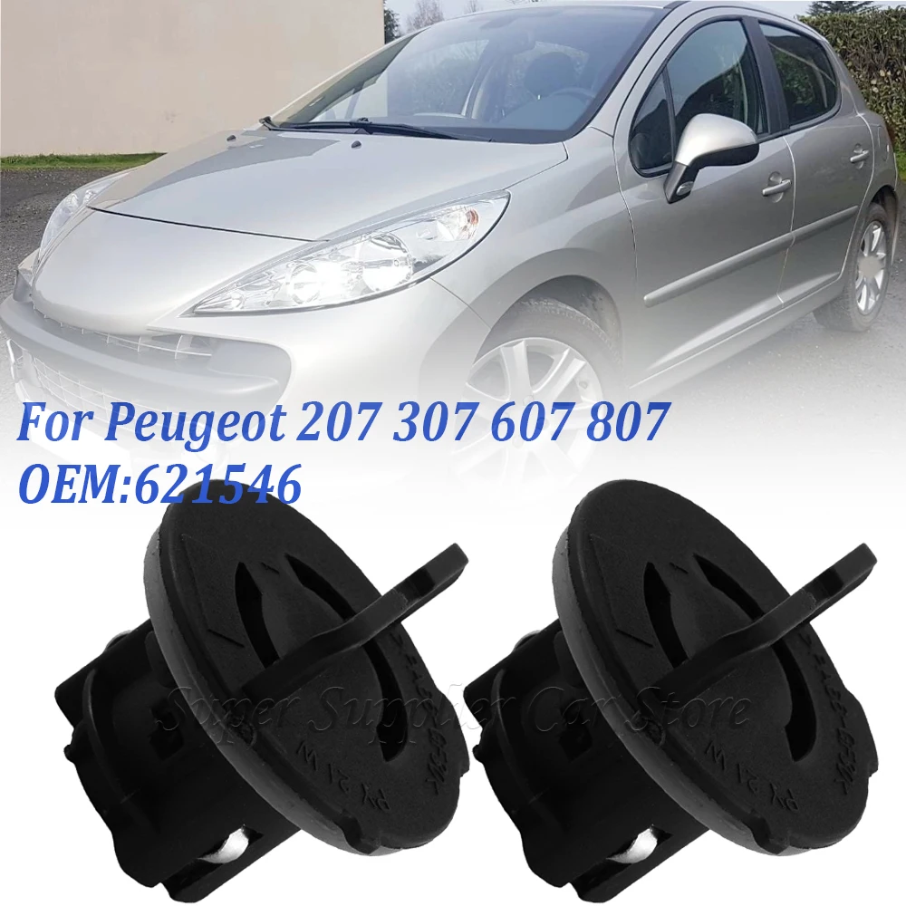 

2PCS For Peugeot 207 307 607 807 Car Auto Turn Signal Light Lamp Replacement 621546 Accessories Bulb Indicator Holder Socket