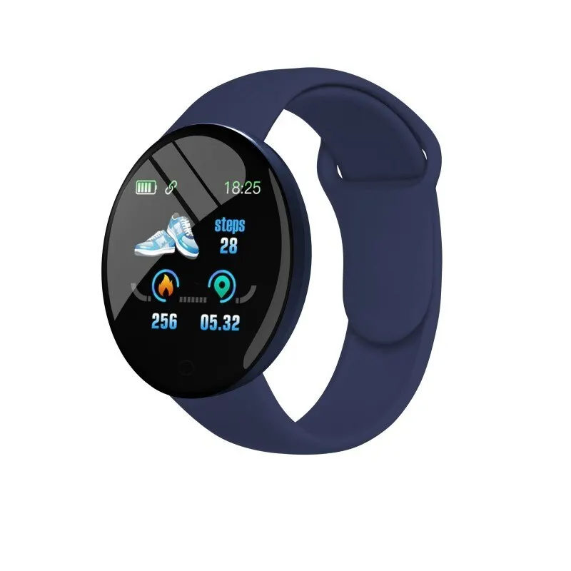 2025 Nuovo D18 Smart Watch multifunzionale da donna Bluetooth collegato telefono musica fitness braccialetto sportivo monitor del sonno Smartwatch
