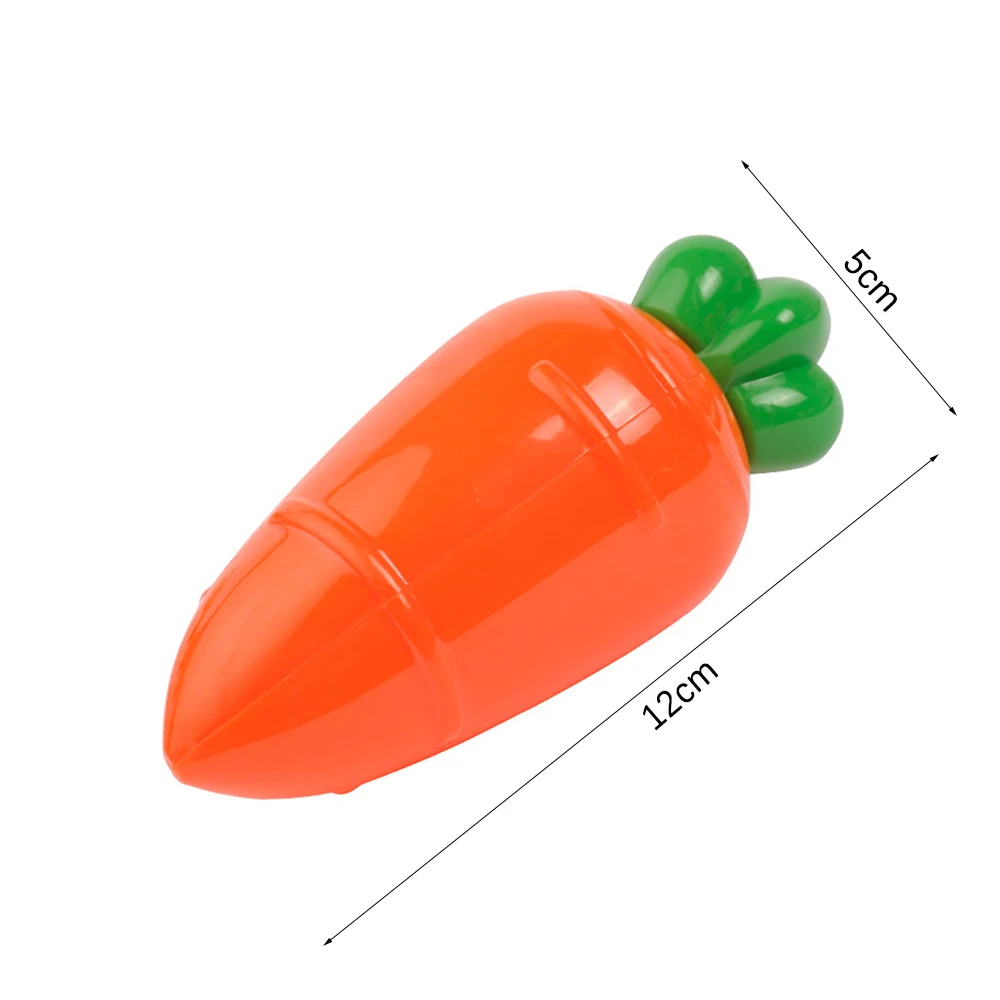 3Pcs Easter Carrot Gift Boxes Plastic Carrot Shape Candy Cookie Boxes Easter Party Kids Gift Packaging Easter Decoration 2025