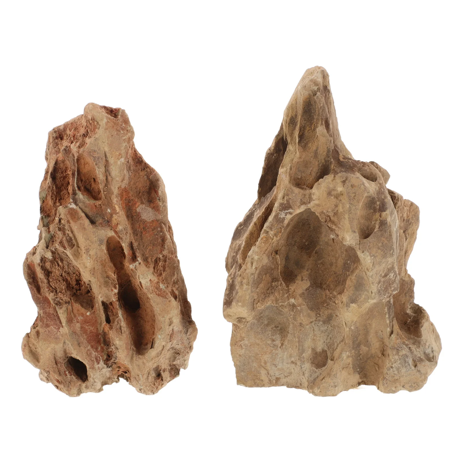 

2 Pcs Stone Fish Tank Decoration Aquarium Landscape Layout Rockery View Details Decorations Shelter Rocks for