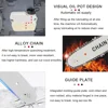 12 Inch Electric Chain Saw Adapter Home DIY Power Tool Kit for 100-180mm Angle Grinder, M10-M14-M16 Adjustable Chain Saw Adapter 5