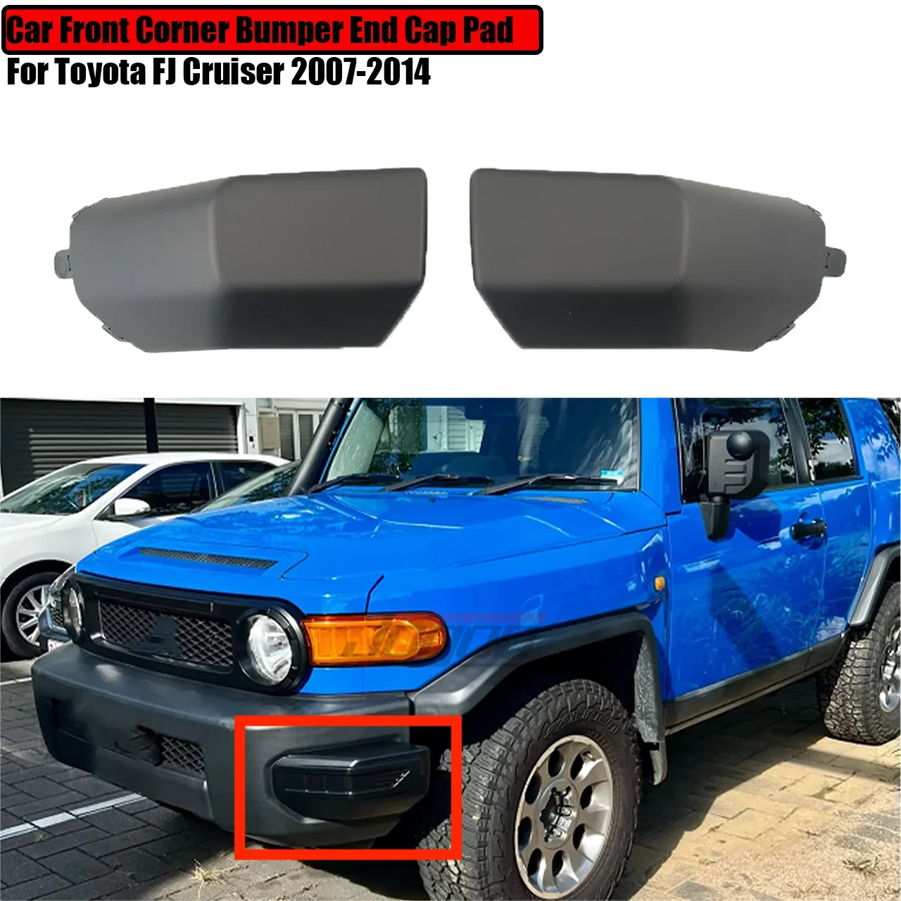 トヨタ用フロントバンパー,fjクルーザー2007-2014,パッド強化