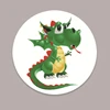 Potty Training Stickers Reusable Cartoon Dinosaur Pattern Sticker for Boys Girls Toilet  Color Changing Pee Stickers 4