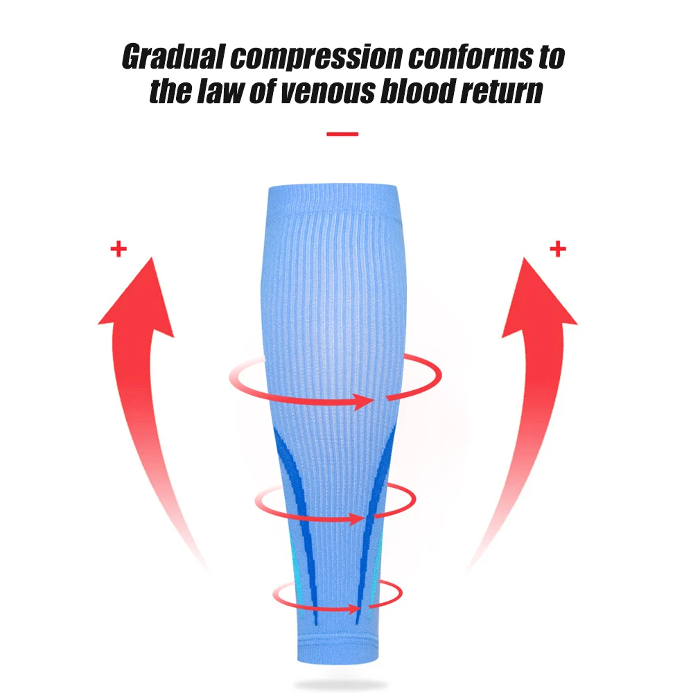 1Pair Calf Compression Sleeve Men & Women -20-30mmHg Shin Splint Compression Sleeve Recover Varicose Veins,Torn Calf,Pain Relief