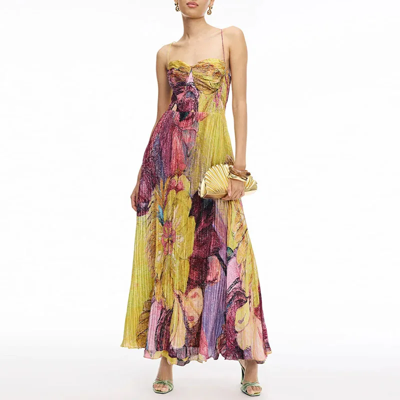 robe plissée élégante 2025 pour femme