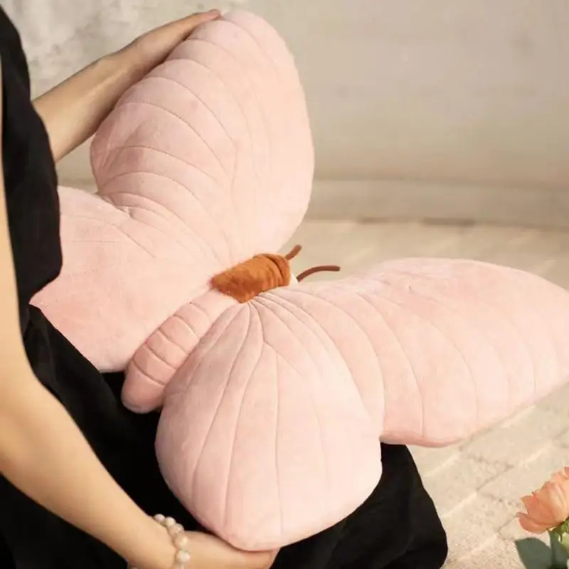 Butterfly Shaped Throw Pillow Stuffed Animal Stuff Butterfly Plush Pillow Toy Throw Plush For Couch Living Room Bed