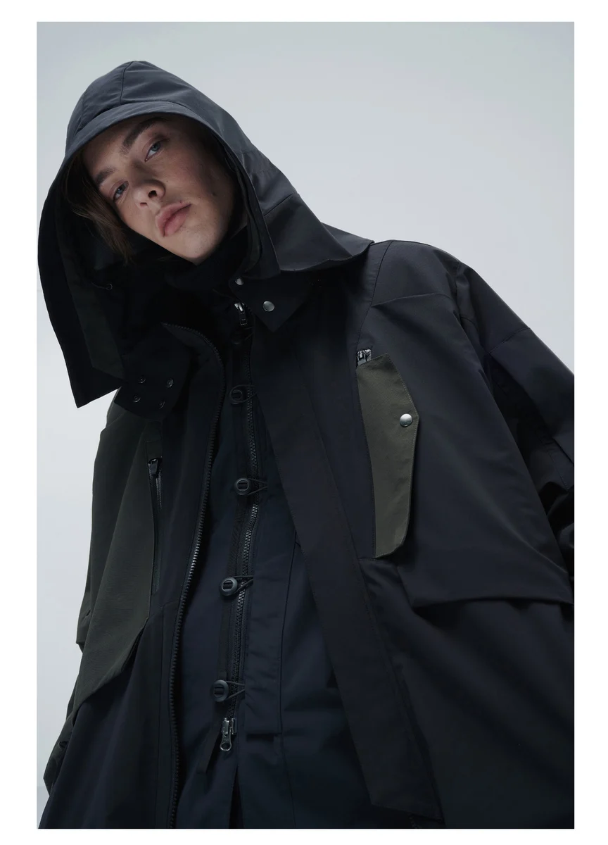 Reindee Lusion 21aw all environmental waterproof multi-pocket jacket four-form assault suit techwear functional