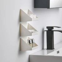 Wall Mounted Storage Boxes Bathroom Organizer Case Oblique Opening For Cotton Band-aid Makeup Adhesive Jewelry Holder Box 2