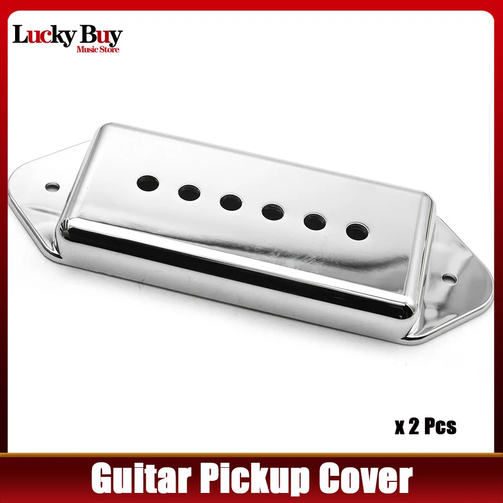 2Pcs P90 Style Sealed 6 String Guitar Pickup Cover/Coperchio/Shell/Top Per Chitarra Elettrica Neck Bridge Pickup Per Chitarra Elettrica