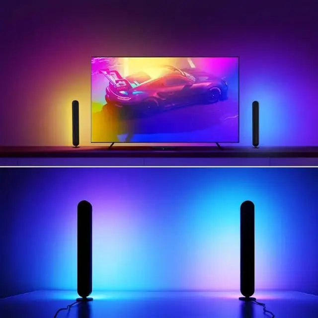 USB светодиодная панель RGB с изменением цвета подсветка телевизора удаленная симфония атмосфера световые полосы музыкальный ритм окружающий звукосниматель лампа декор 6