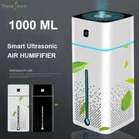 1000ML Ultrasonic Air Humidifier Diffuser With 7 Color LED Night Light Mini Aromatherapy Diffusers Cool Mist Maker Home Purifier 1