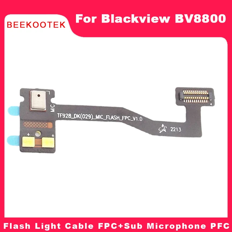 New Original Blackview Bv8800 Flash Light Cable+Sub Microphone Pfc Repair Replacement Accessories Parts For Blackview Bv8800