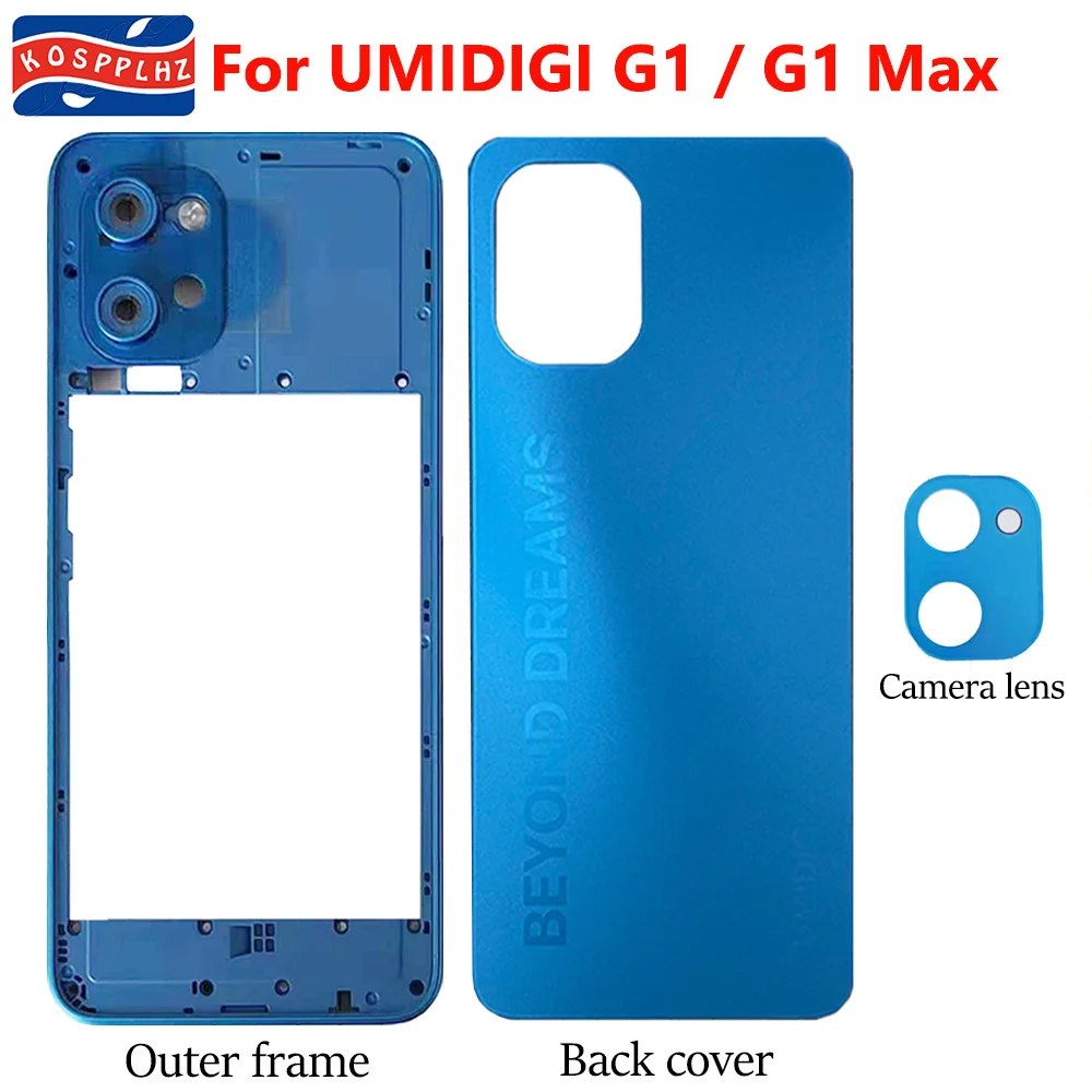 

KOSPPLHZ Original For UMIDIGI G1 / G1 MAX Outer Frame / Back Cover / Camera Lens For UMIDIGI G1 G1Max Outer Frame