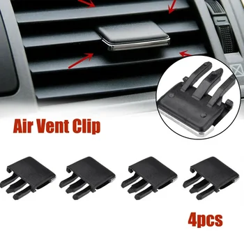CarHome 4 pz Auto Anteriore Aria Condizionata A/C Air Vent Uscita Tab Aria Condizionata Foglia Regolare Clip Kit di Riparazione NUOVO