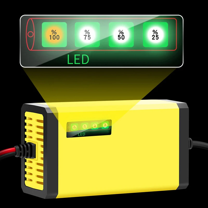 1pc Car Motorcycle Battery Charging 12v 2a Full Automatic, 41 OFF
