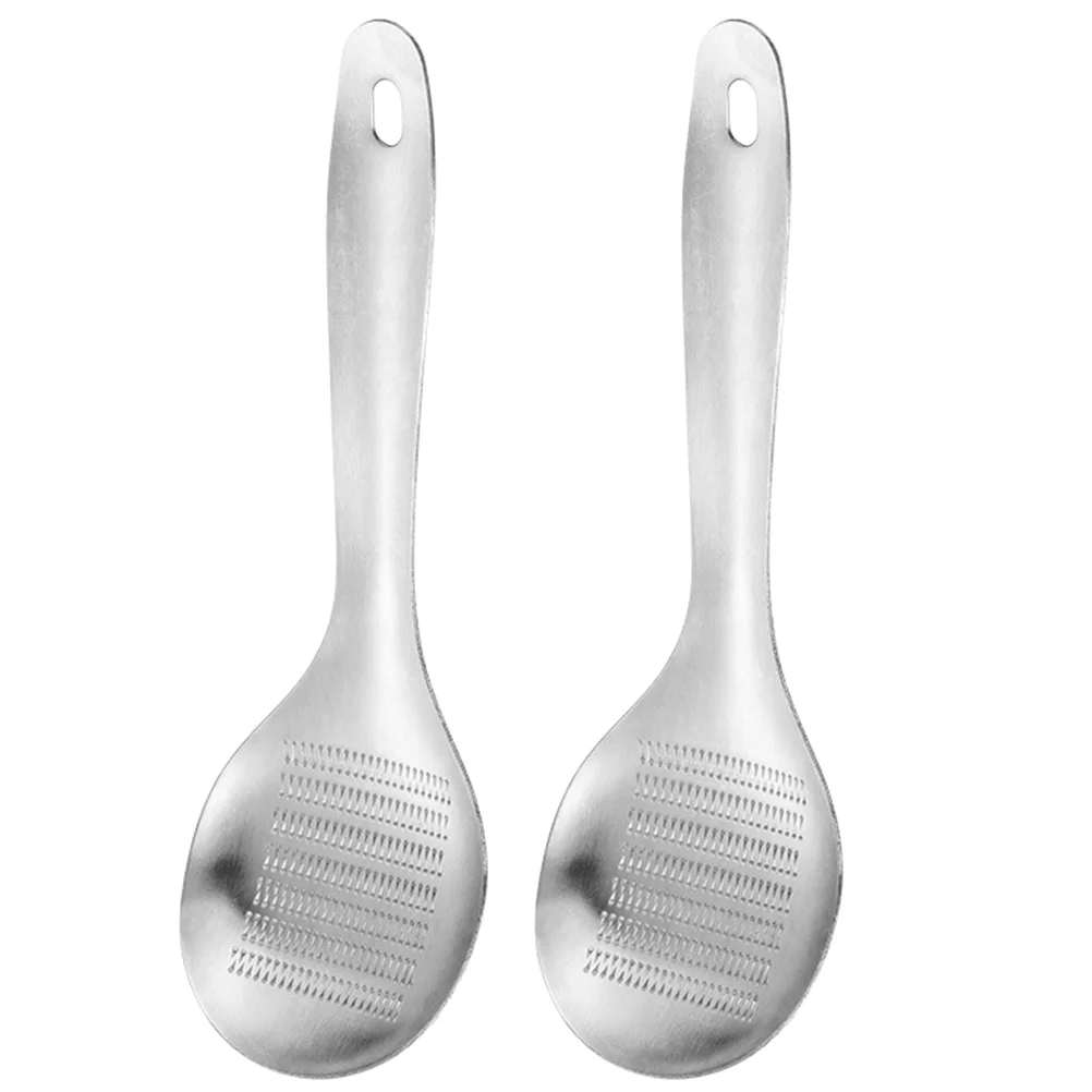 

2 Pcs Grater Stainless Steel Ginger Grinder Meat Garlic Press Rocker Home Accessory