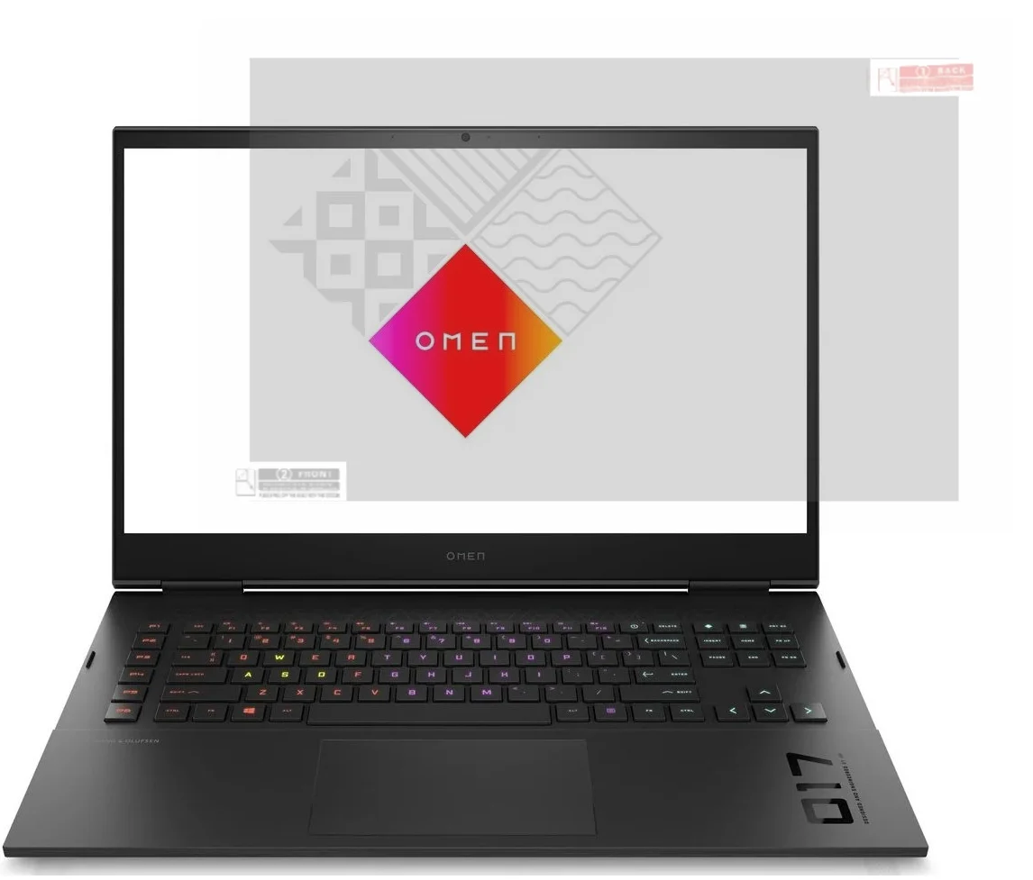 Pellicola Protettiva Per Schermo Per Notebook Trasparente/Opaca 3 Pz/Pacco Per Laptop Hp Omen 17-Ck0020Nr 17-Ck0010Nr 17.3 Gaming"