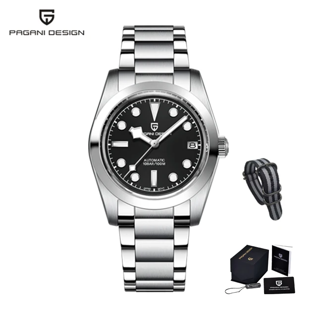 PAGANI DESIGN 36MM Men Luxury Watch Snowflake Hands Climbing Series Fashion Sport Wristwatches NH35A Automatic Mechanical Watch 