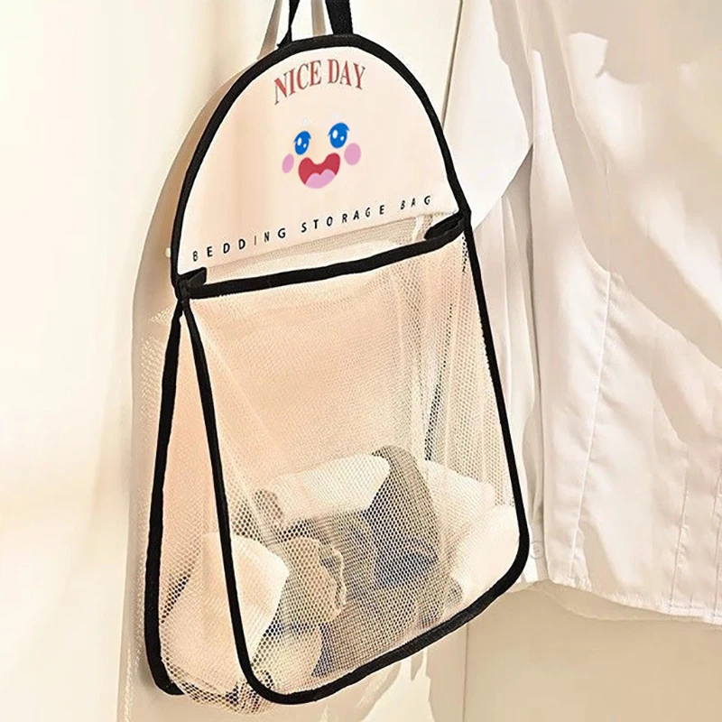 Large Capacity Storage Mesh Bag Storage Bag Reusable Vegetable Storage Net Bag Underwear Socks Storage Kitchen Hanging Mesh Bag 3