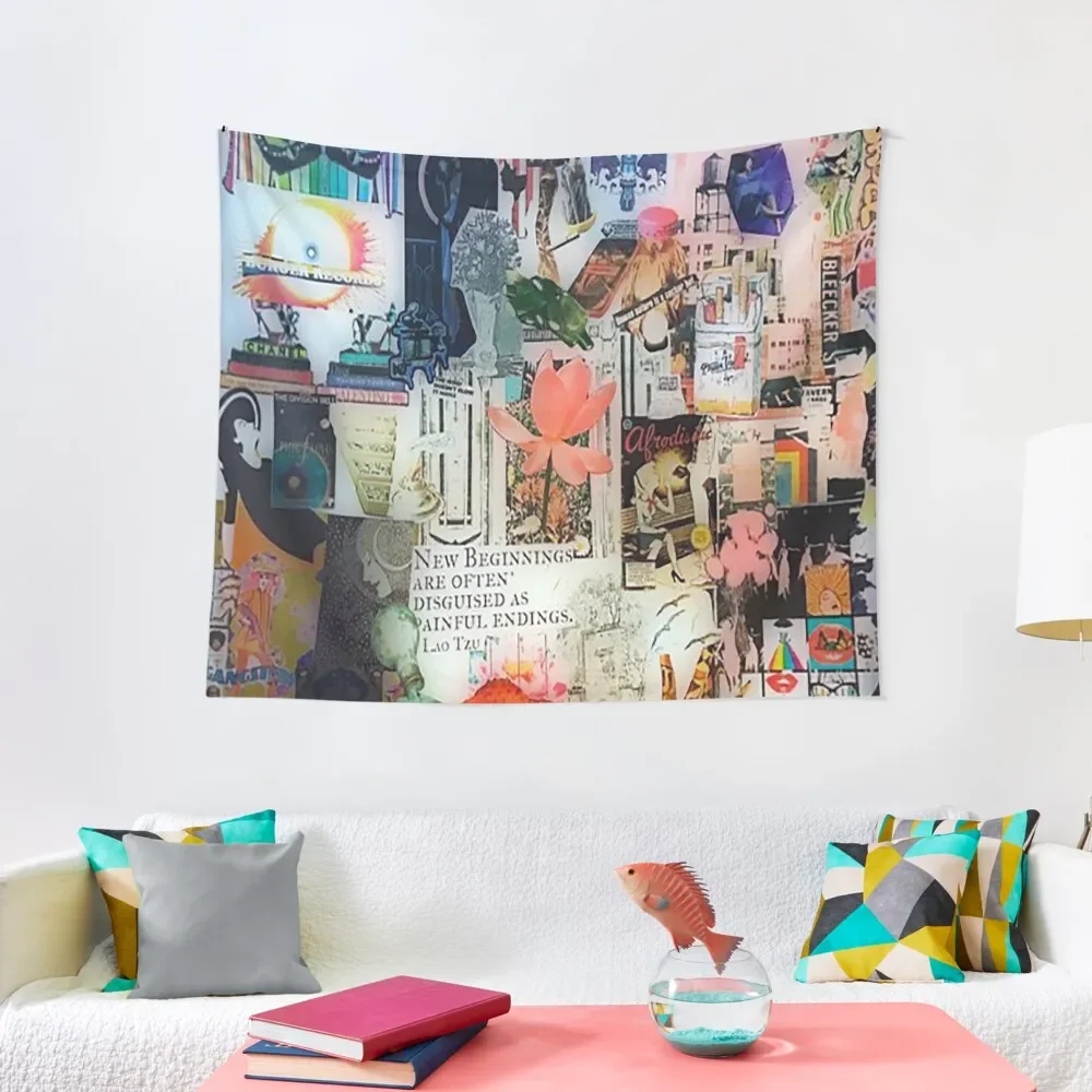 

Collaboration Collage Tapestry Carpet Wall Living Room Decoration Tapestry