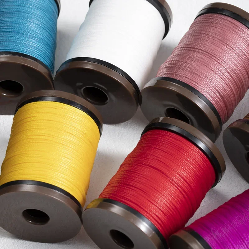 Round Waxed Thread for Leather Sewing - Leather Thread Wax String