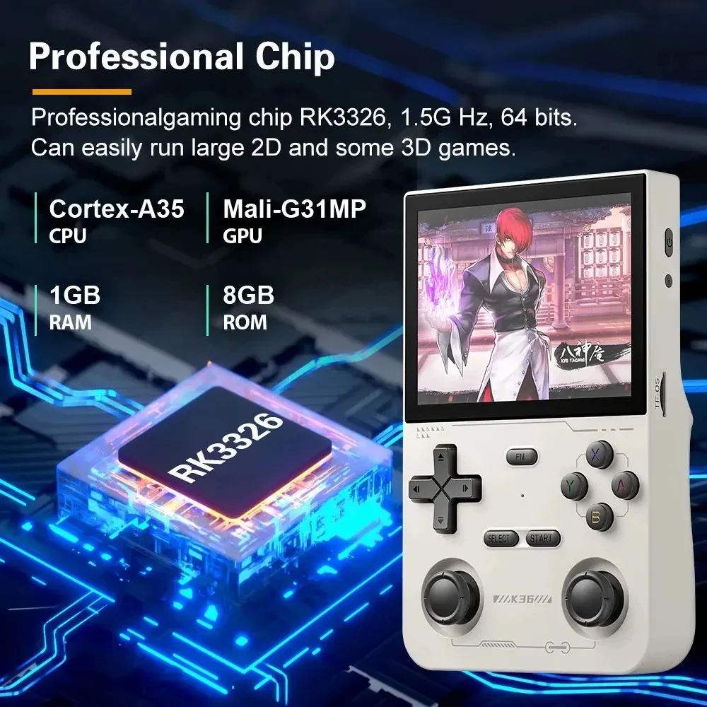 K36 Portable Game Console Built-in 16000+ Games