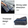 SEAMETAL 40x40CM Car Wash Microfiber Towel 1200GSM Super Absorption Car Cleaning Drying Cloth Hemming Towels Detailing Care Rags 3