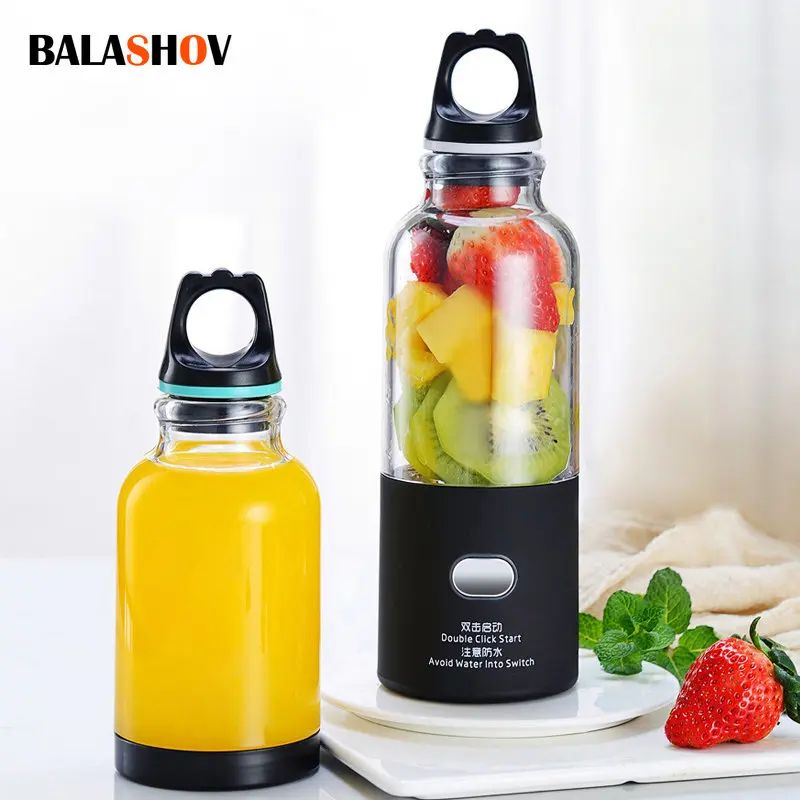 500ml Mini Electric Juicer Multifunctional Blender Portable Juice Maker