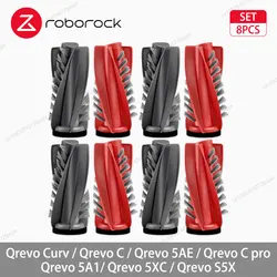 Roborock Vacuum Cleaner Essential Accessories Kit - Main Brush, Side Brush, Mop Cloth, Dust Bag, and Filter (8 Main Brushes)