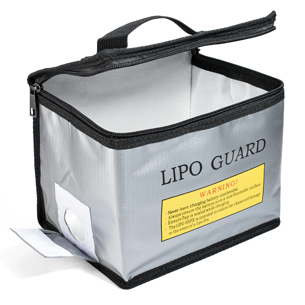 Sac Ignifuge Antidéflagrant pour Batterie Drone Lipo - Lot de 1 ou 2