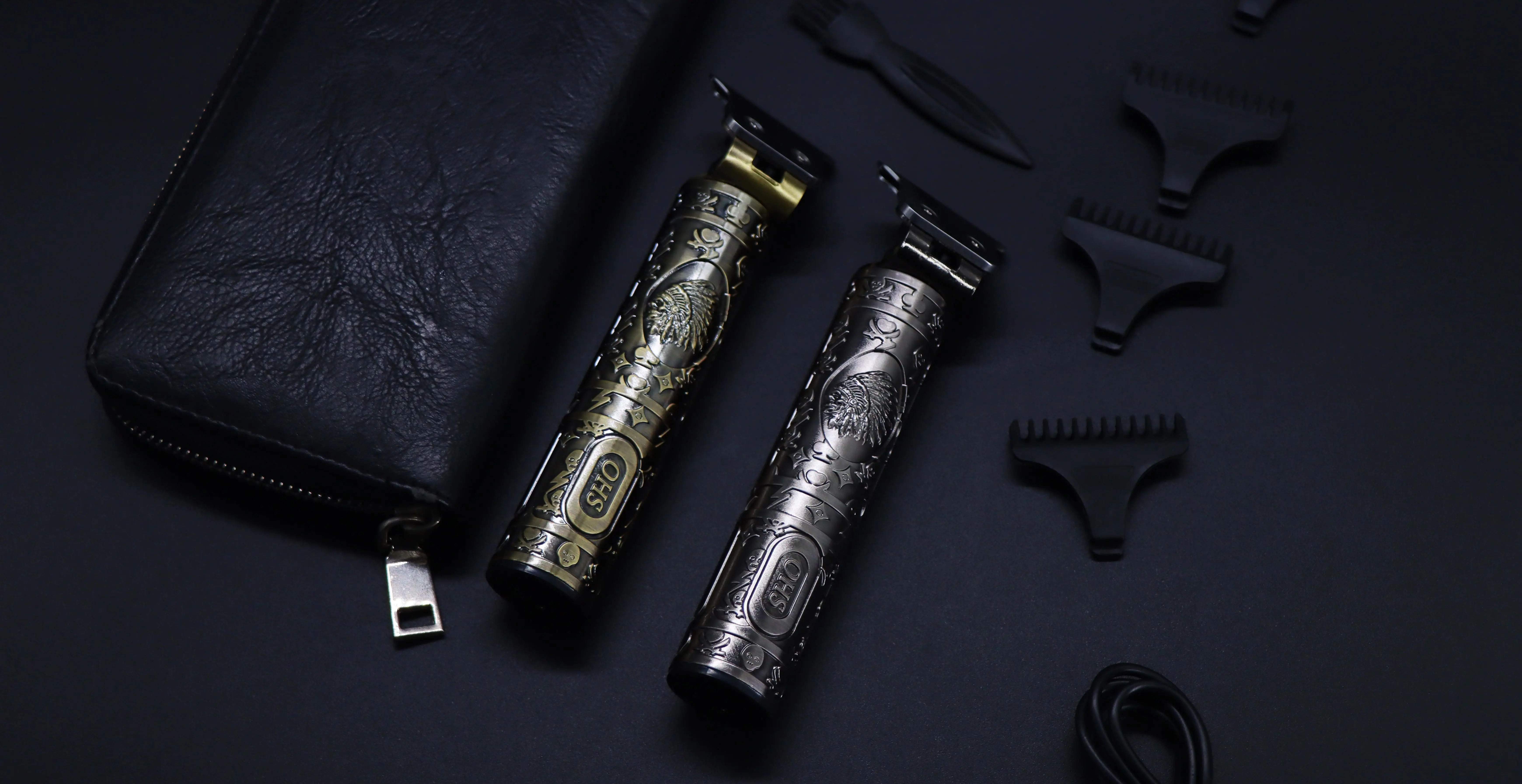 Vintage T9 Electric Cordless Hair Clippers Professional Razors Shaver