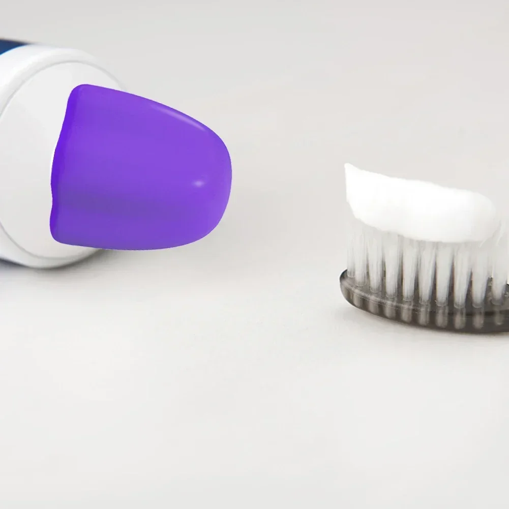 Silicone Toothpaste Caps Self-Closing Toothpaste Squeezer Toothpaste Pump Dispenser Tooth Paste Saver Bathroom Supplies