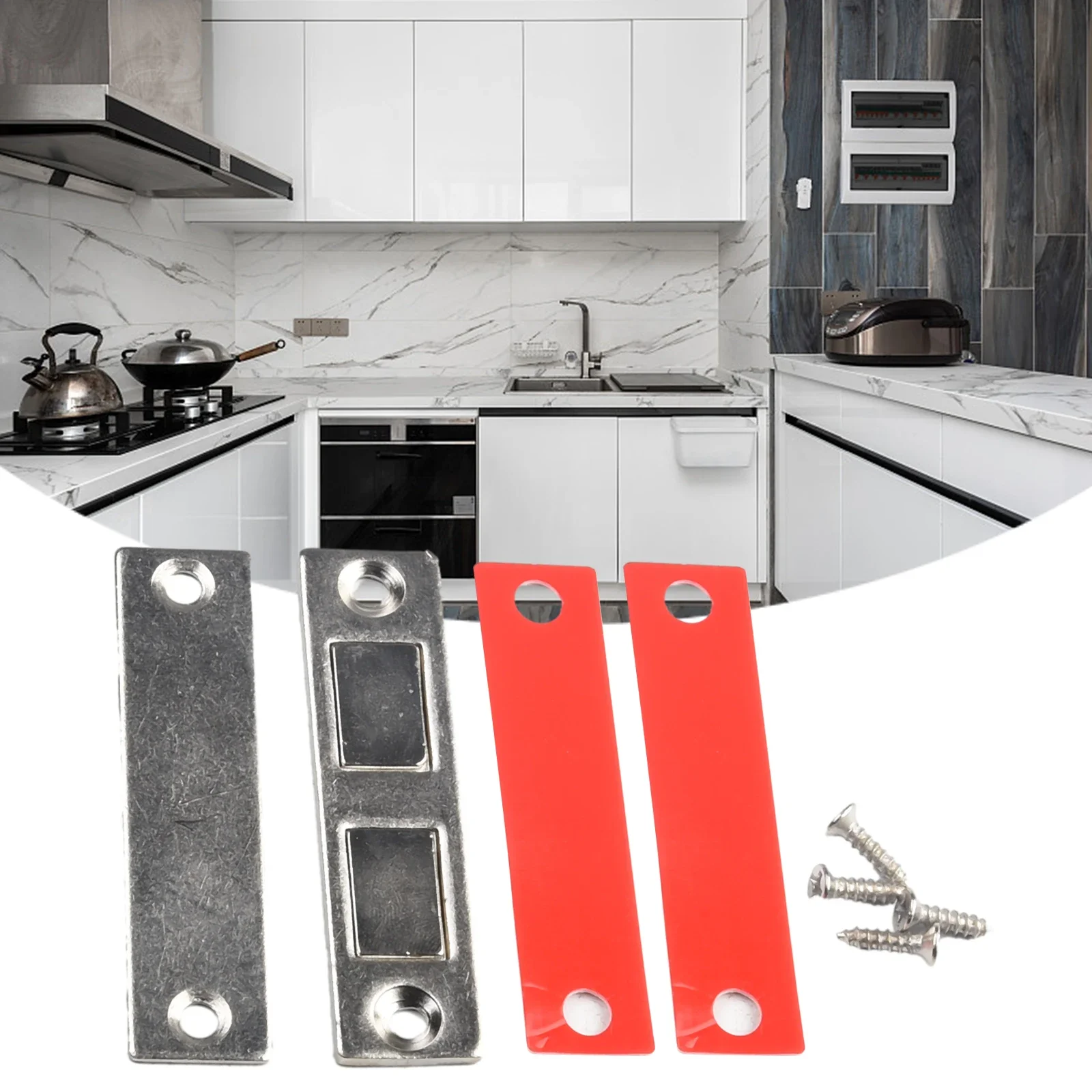 Magnetic Cabinet Catches Door Closer For Closet Cupboard Furniture Hardware Door Stops Wardrobe Drawer Invisible Magnet Catch