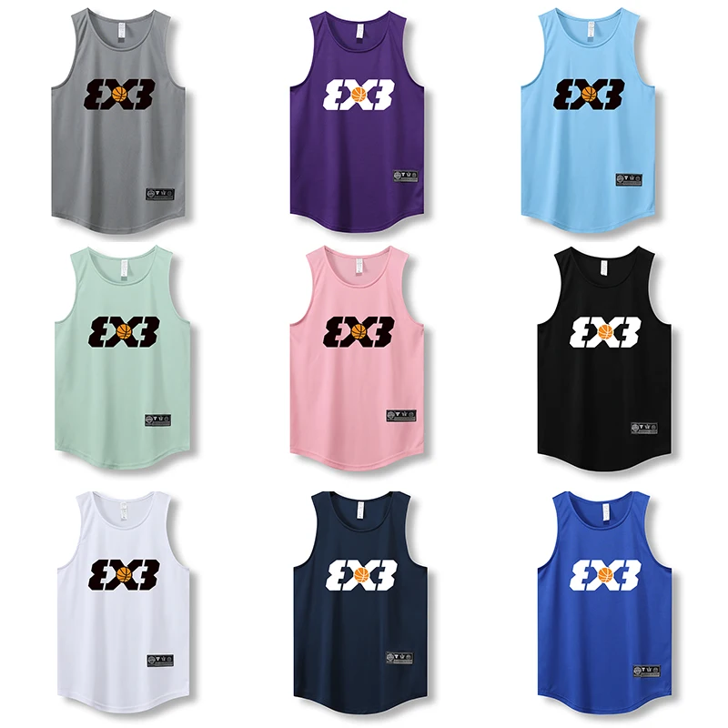 Summer Mens Plus Big Size Basketball Jersey Shirts Personalized Quick Dry Breathable Basketball Tank Top For Youth basketball jerseys