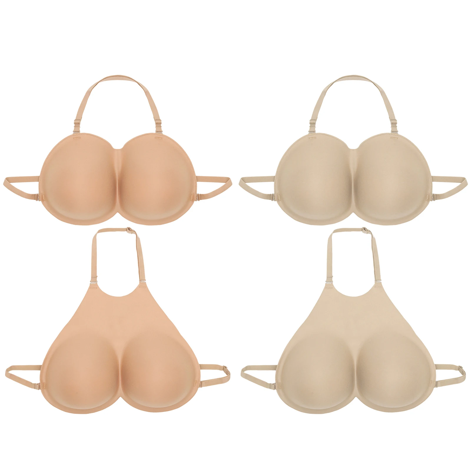 False breast Fake Boobs Breastplate Breasts Forms Breasts Plates for Transgender Crossdresser Drag Queen D Cup