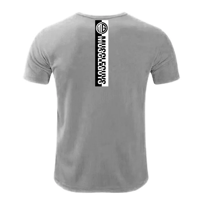 

New Mens Casual O-Neck Gym Mesh Fitness T Shirt Muscle Clothing Running Training T-shirt Slim Quick Dry Workout Short Sleeve