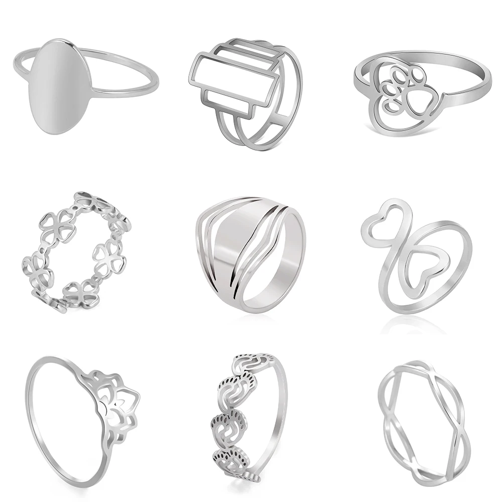 Anillo Corazón Anatómico Hueco Acero Inoxidable - Joyería Médica Para Médicos Y Enfermeras