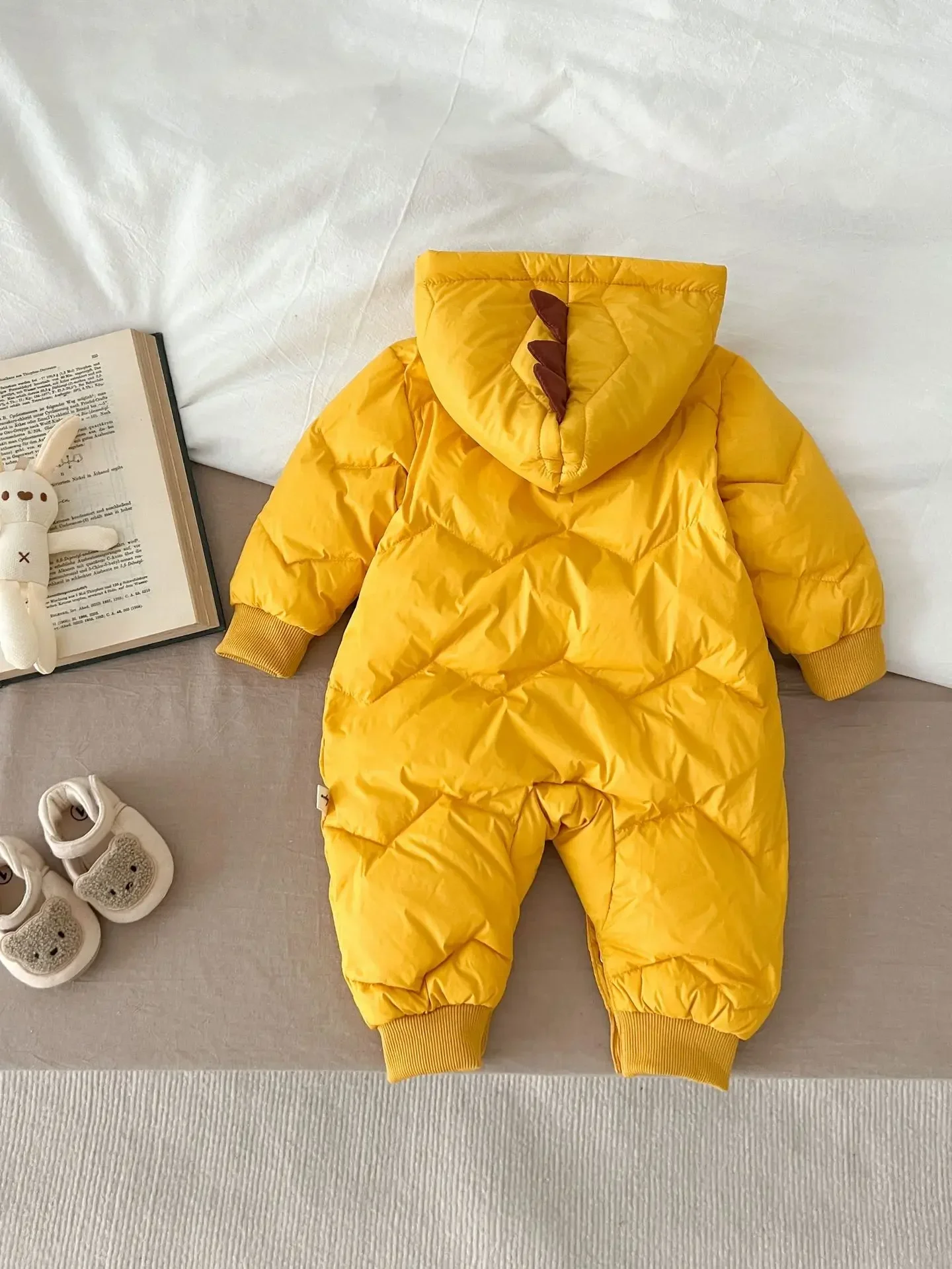 winter Newborn Infant Baby Boys and Girls Romper Down Jackets Romper White Duck down Onepiece Kids Fashion Baby clothing