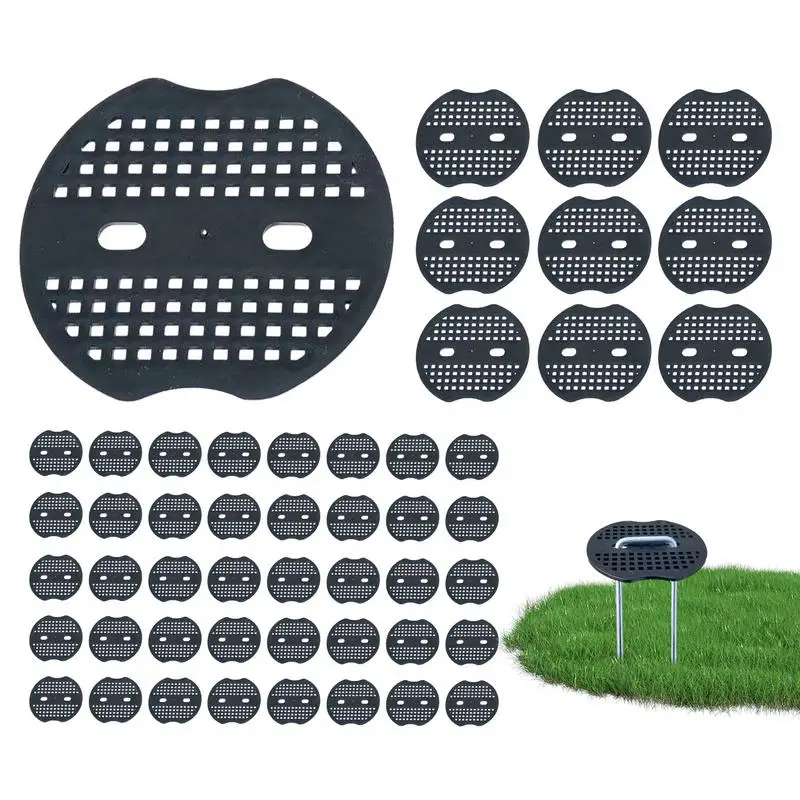 

Landscape Stakes Pad Gasket Gardening Stakes Gasket Pad Rustproof Securing Lawn U Shaped Nail Pins For Landscape And Garden