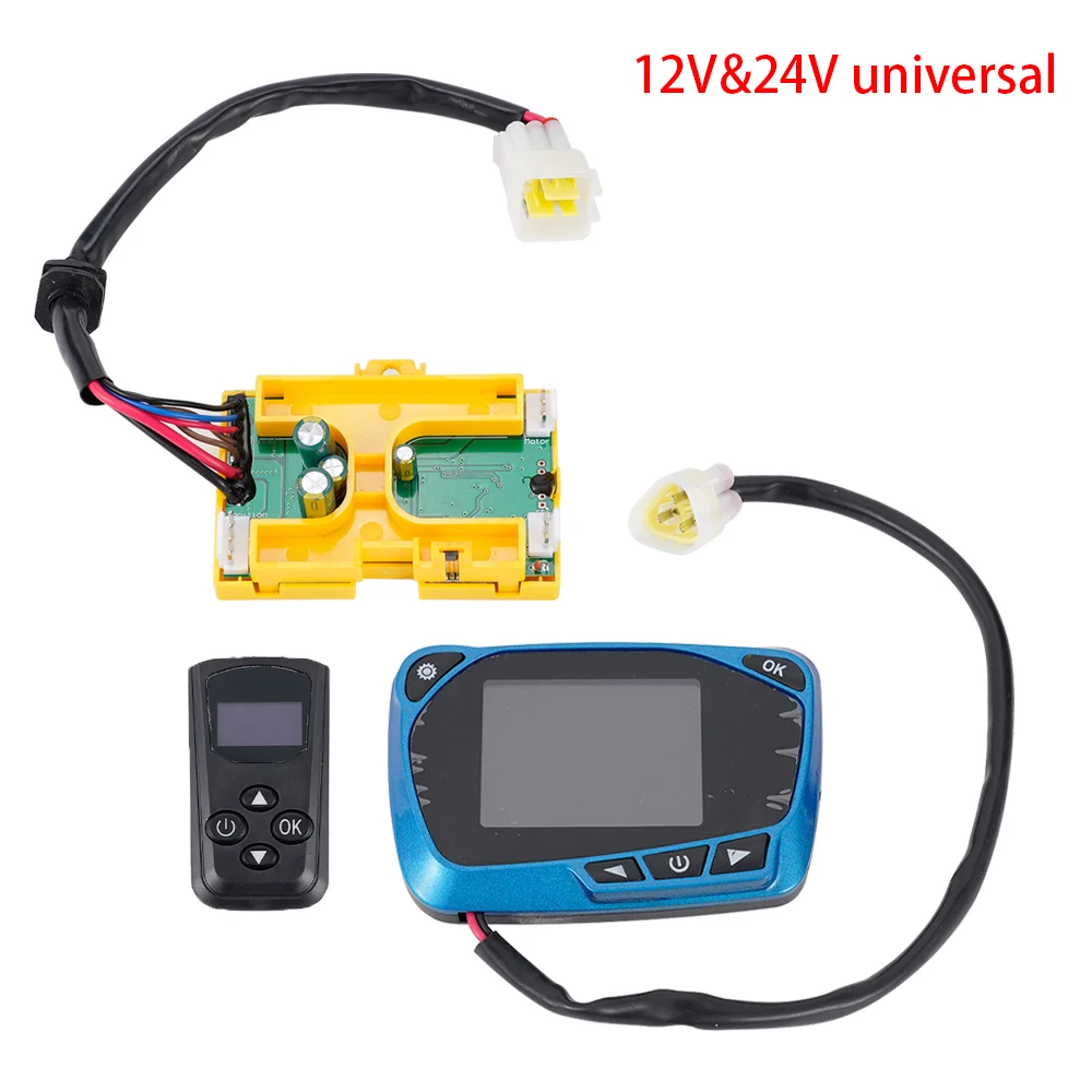 12V 24V Car Air Parking Heater Monitor Switch Manual Buttons Remote Controller Motherboard for Air Diesel Heater