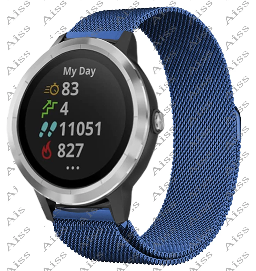Milanese Loop Smartwatch Wristband Bracelet - 20mm/22mm Strap